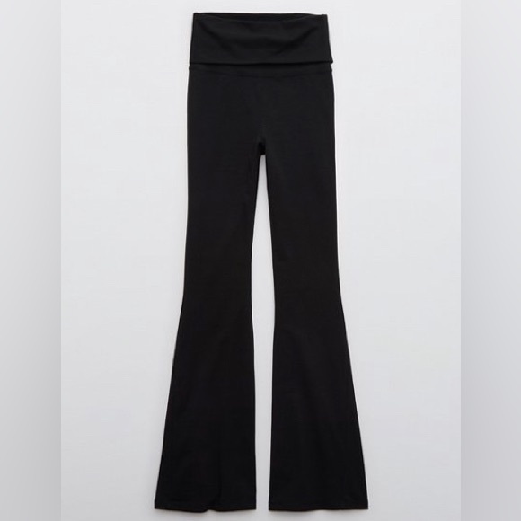 aerie Pants - Aerie Fold-over Flare Leggings